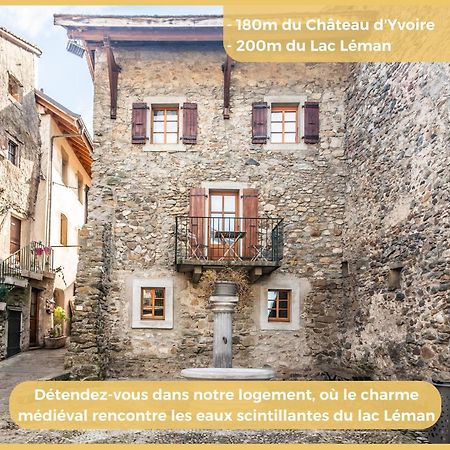 Maison En Duplex I Yvoire I Lac Leman I Medievale Exterior foto